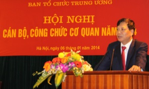 Hội nghị cán bộ, công chức Ban Tổ chức Trung ương năm 2014